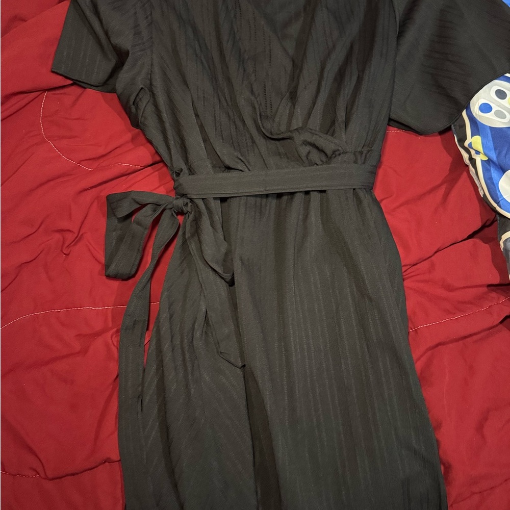 Black Wrap Dress